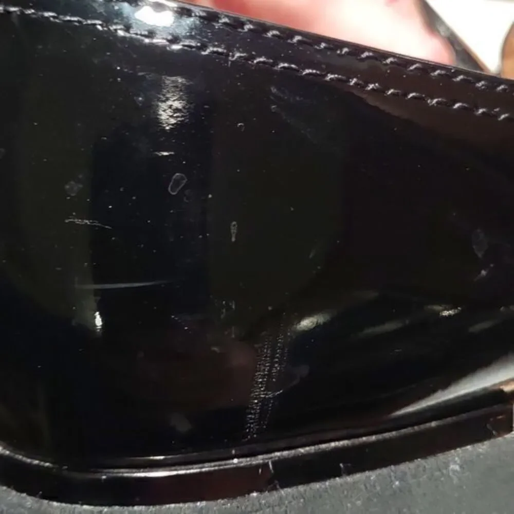 Franco Sarto Cypress Womens Black Patent Leather‎ Shoes Sz 8.5M